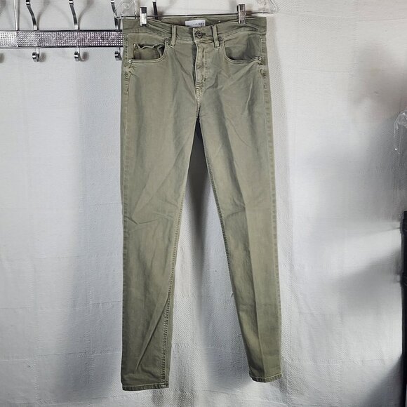 Loft Made Loved Green Cotton Poly Elastane Modern Skinny Stretch Jeans Size 28/6 - Picture 1 of 16